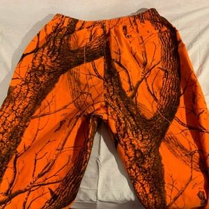 bright orange camo pants